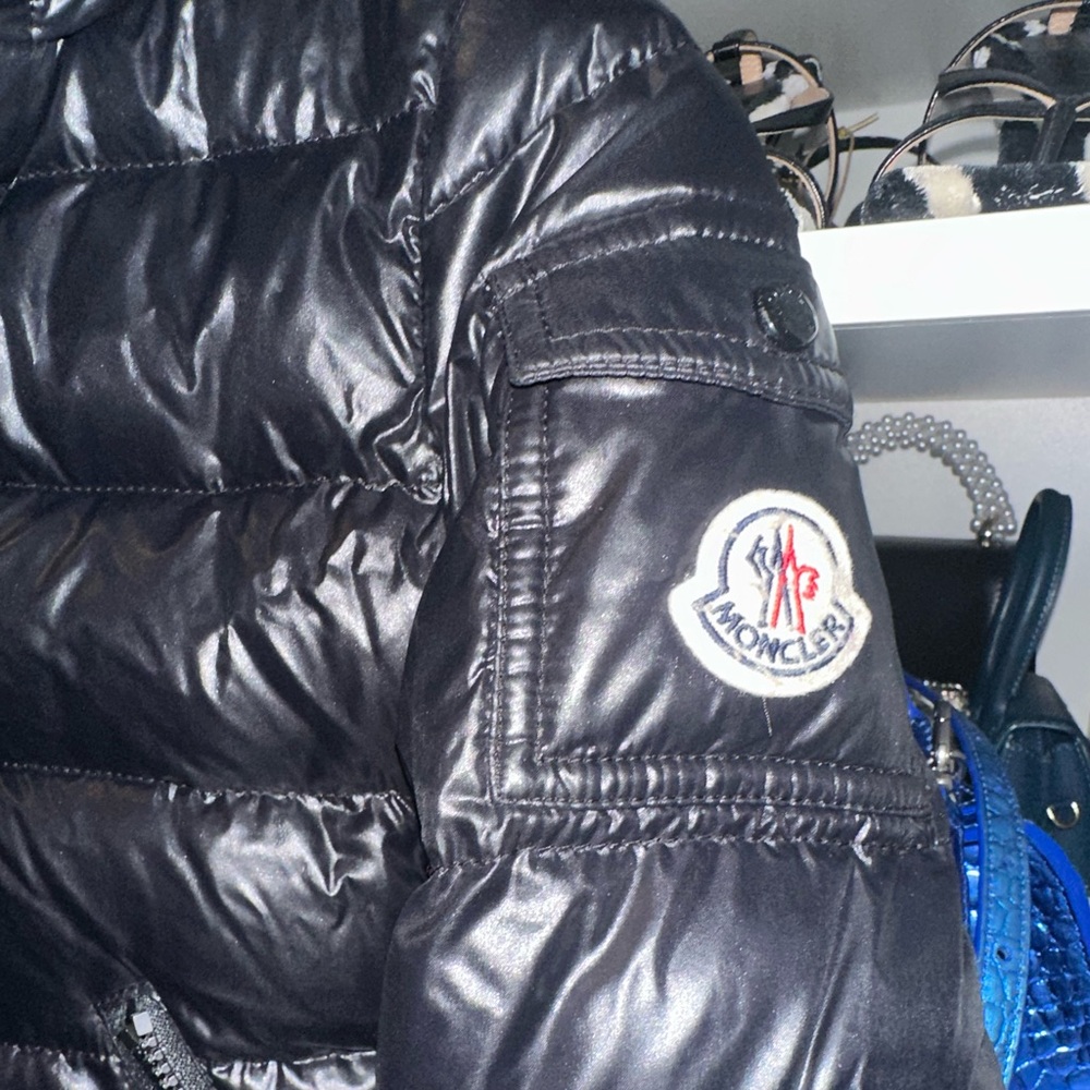 Kids black authentic Moncler Coat